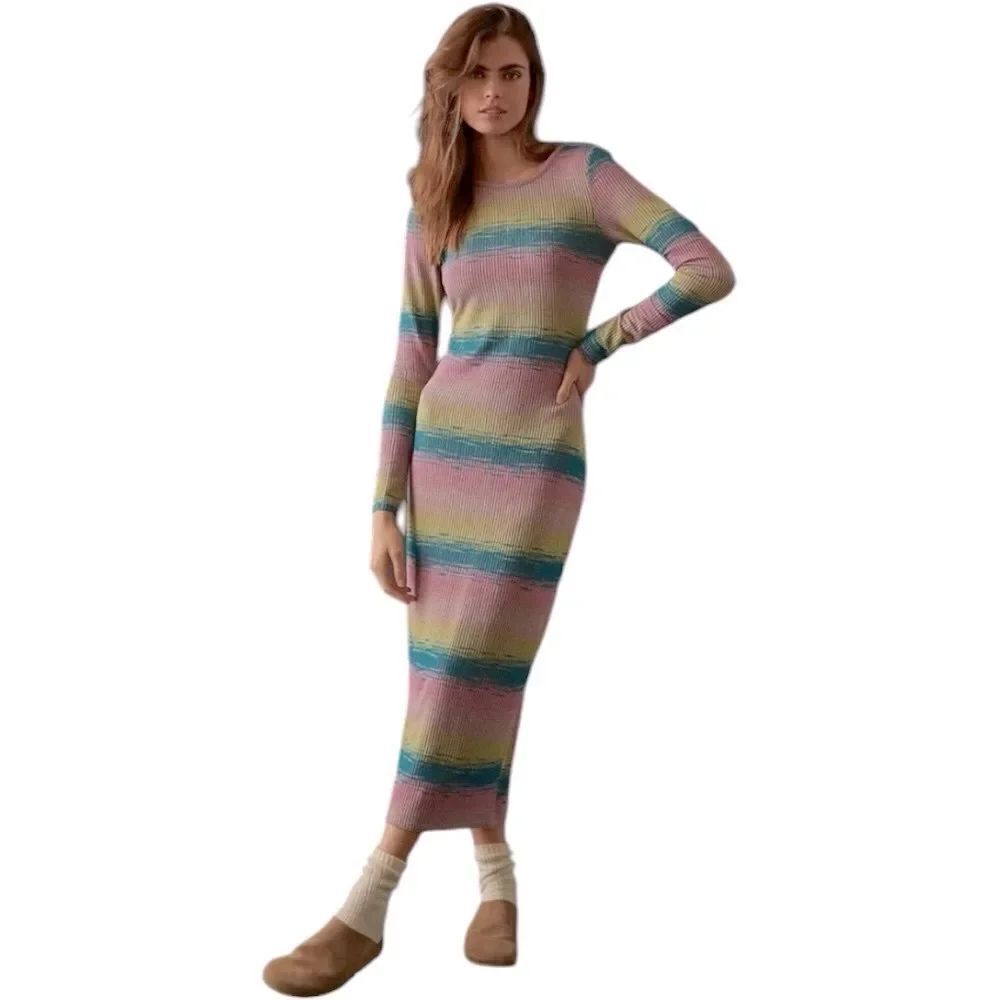 Anthropologie Mock Neck Dress Medium